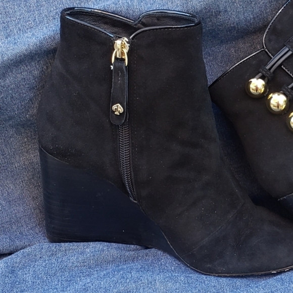 kate spade new york geraldine suede wedge bootie - Picture 8 of 8